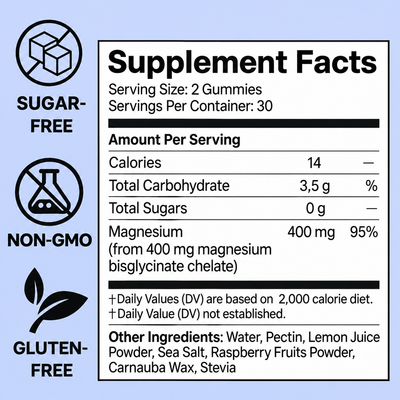 Ulloo Magnesium Bisglycinate Gummies