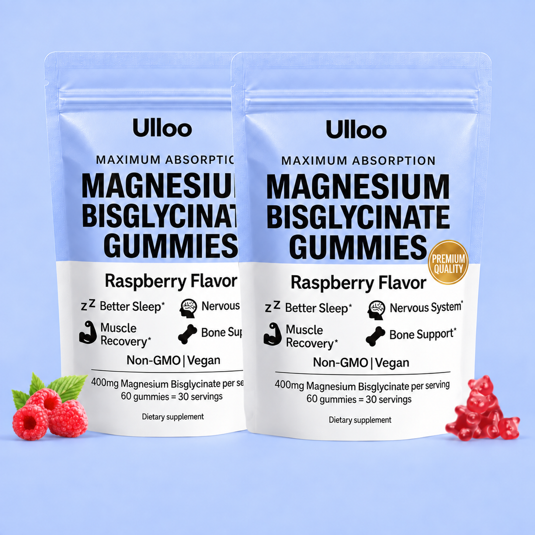 Ulloo Magnesium Bisglycinate Gummies